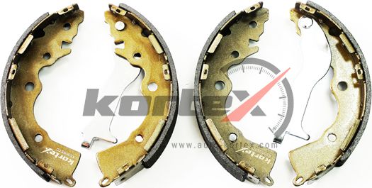 Тормозные колодки барабанные KIA RIO II 1.4/1.6 05- (203x32) (Kortex). Артикул KS009STD