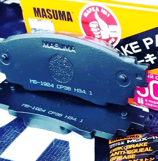 Тормозные колодки Masuma. Артикул MS-1924