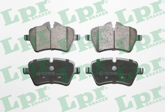 Тормозные колодки LPR передние для MINI Coupe R58 2011-2015. Артикул 05P1485