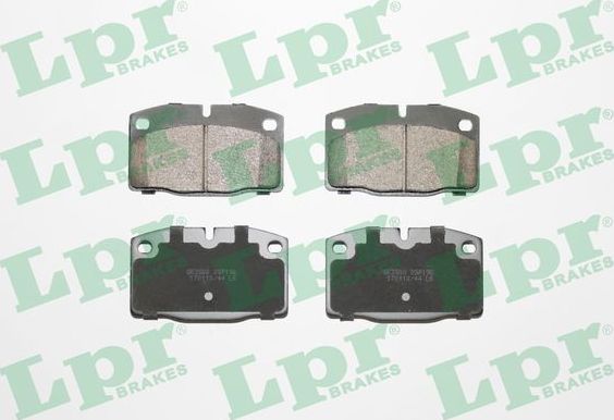 Тормозные колодки LPR передние для Lotus Elan 1989-1995. Артикул 05P190