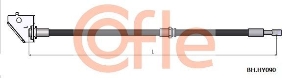 Тормозной шланг Cofle. Артикул 92.BH.HY090