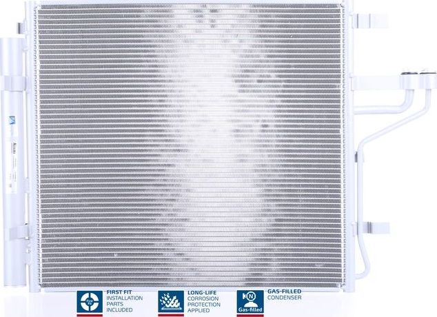 Радиатор кондиционера (конденсатор) Nissens (алюминий) для Kia Picanto III 2017-2026. Артикул 941184