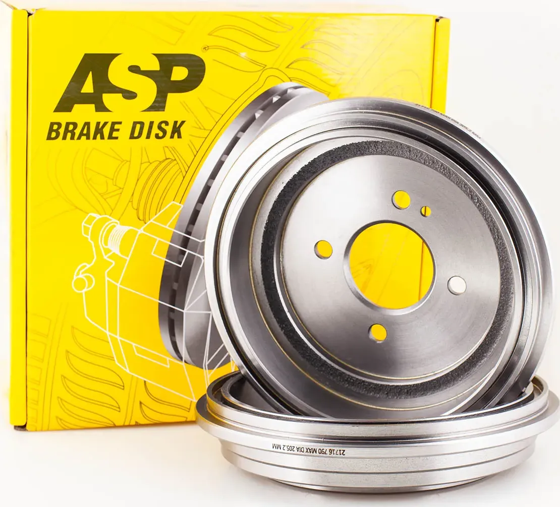 Тормозной барабан Hyundai Solaris d 203mm NEW (ASP). Артикул 340102