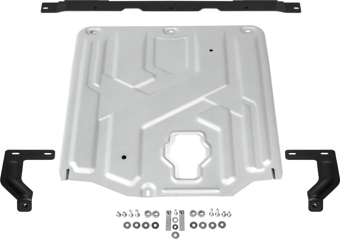 Защита алюминиевая Rival для картера и КПП Kia Ceed III хэтчбек АКПП 2018-2026. Артикул 333.2382.1