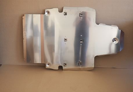 Защита алюминиевая АВС-Дизайн для картера и КПП Audi A7 II 2018-2026. Артикул 02.12ABC