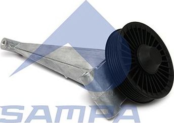 Натяжной ролик (натяжитель) приводного клинового зубчатого ремня Sampa. Артикул 206.424