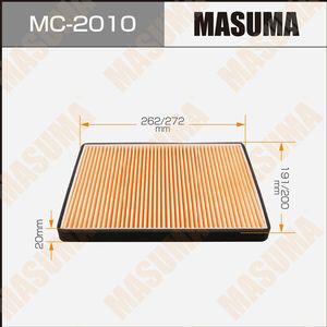 Салонный фильтр Masuma для Suzuki Grand Vitara III 2005-2015. Артикул MC-2010