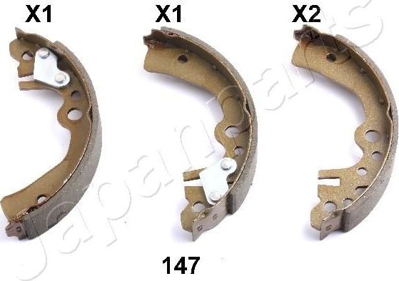 Тормозные колодки Japanparts. Артикул GF-147AF