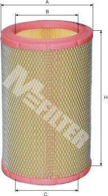 Воздушный фильтр MFilter. Артикул A 812