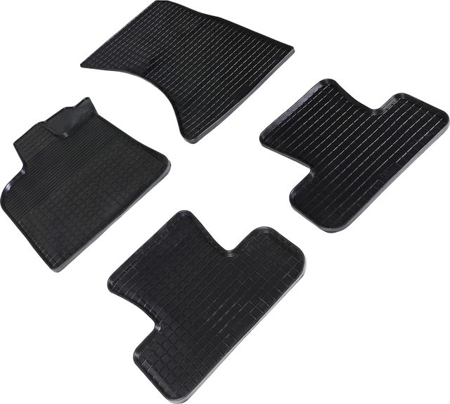 Коврики резиновые Seintex с узором сетка для салона Audi Q5 I 2008-2017. Артикул 00851