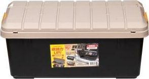 Ящик экспедиционный Iris Ohyama RV BOX 800 c двойной разделенной крышкой ORCHER/BLACK, 60 литров, 78,5x37x32,5 см. Артикул RV800CO