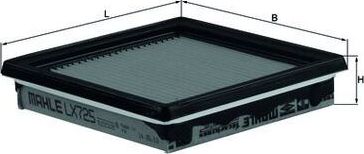 Воздушный фильтр Mahle-Knecht. Артикул LX 725