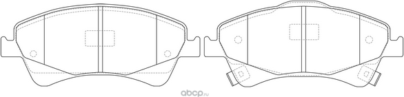 Тормозные колодки FIT. Артикул FP1079