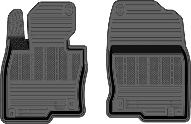 Коврики Rezkon резиновые передние для салона Mazda CX-5 II 2017-2026. Артикул 1523020200