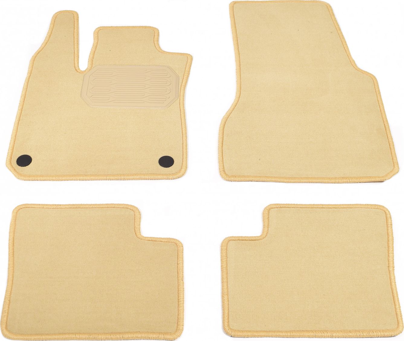 Коврики текстильные Норпласт для салона Smart Forfour W453 2014-2026 БЕЖЕВЫЕ. Артикул NPA10-VTe820-200-B