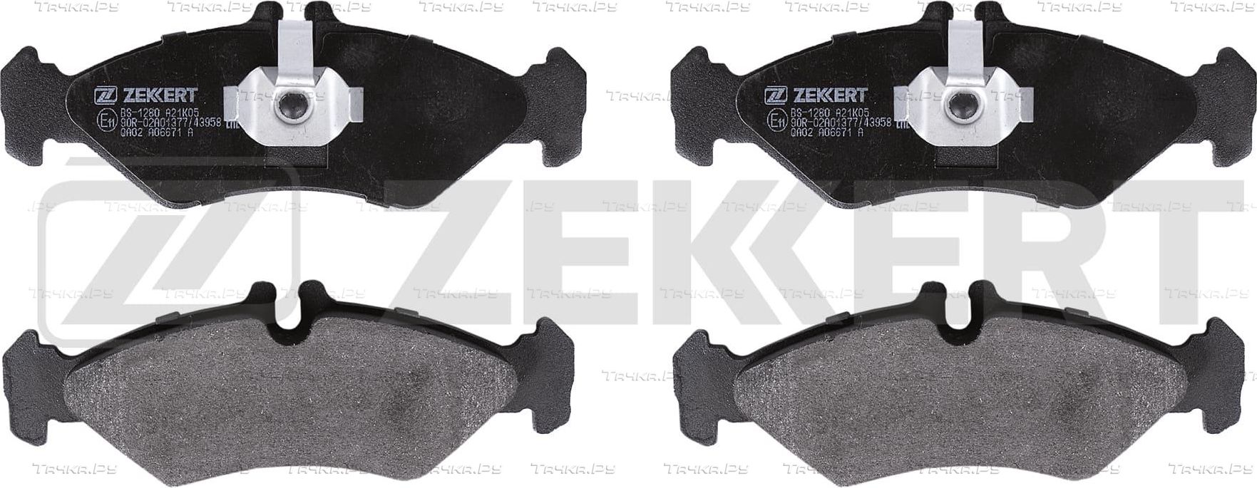 Тормозные колодки Zekkert задние для Volkswagen LT II 1996-2006. Артикул BS-1280