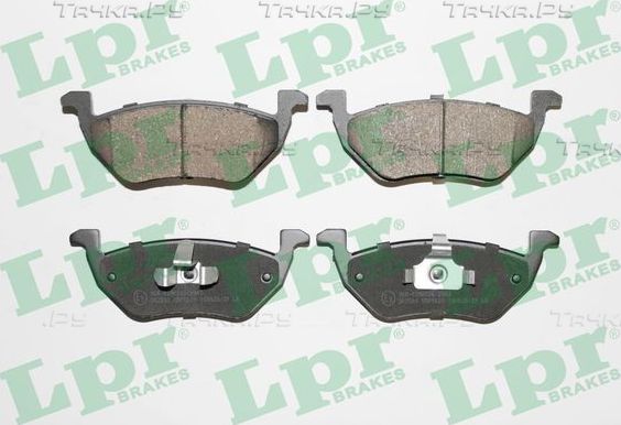 Тормозные колодки LPR задние для Ford Maverick II 2001-2007. Артикул 05P1620