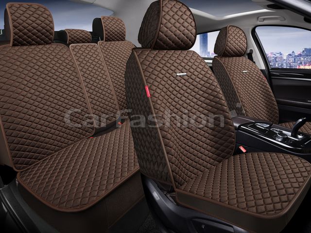Накидки универсальные CarFashion Rancho Plus для авто, цвет Коричневый/Коричневый/Коричневый. Артикул 27361