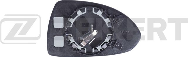 Зеркальное стекло бокового зеркала Zekkert левое для Opel Corsa D 2006-2014. Артикул SP-1070