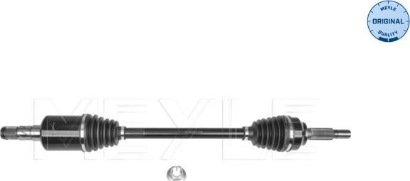 Полуось (привод в сборе, приводной вал) Meyle Original. Артикул 70-14 498 0003