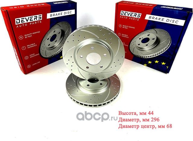 Диск тормозной передний перфорированный NISSAN JUKE, QASHQAI, X-TRAIL T31,141989 (Devers). Артикул 141989999