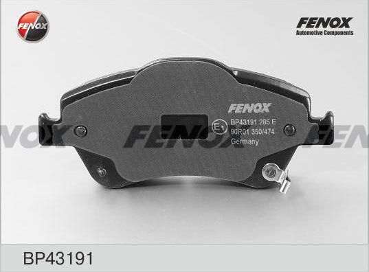 Тормозные колодки Fenox. Артикул BP43191