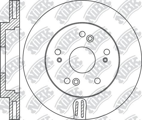 Тормозной диск NiBK. Артикул RN1418