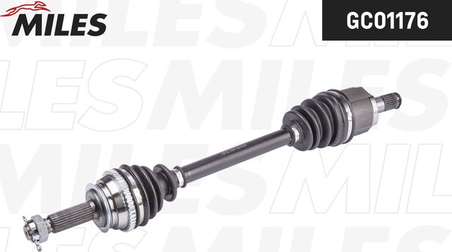 Полуось (привод в сборе, приводной вал) Miles передняя левая для Hyundai Accent II 2000-2005. Артикул GC01176