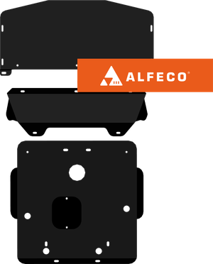 Защита Alfeco для картера (3 части) BMW 3-серия Е46 318 1998-2001. Артикул ALF.34.02