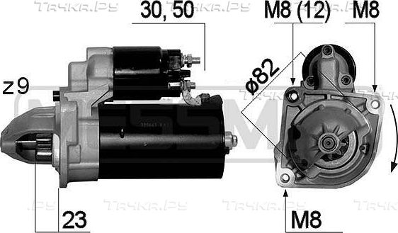Стартер Era OEM для Citroen Jumper II 2006-2026. Артикул 220663