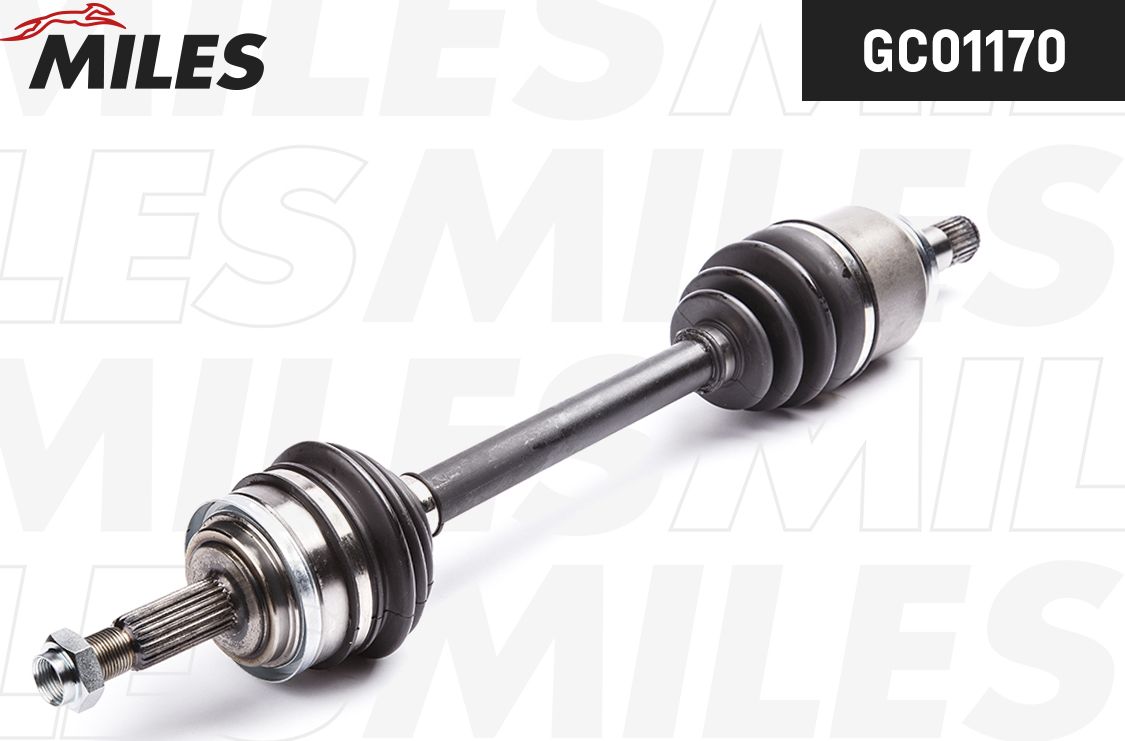 Полуось (привод в сборе, приводной вал) Miles. Артикул GC01170