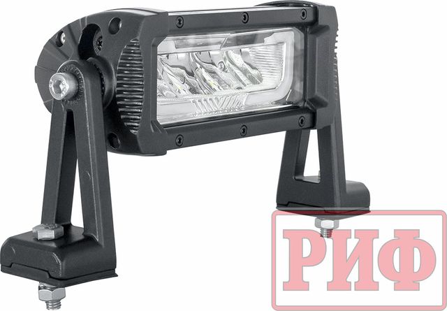 Фара светодиодная водительского света РИФ 180 мм 32W с дневными ходовыми огнями . Артикул E4201