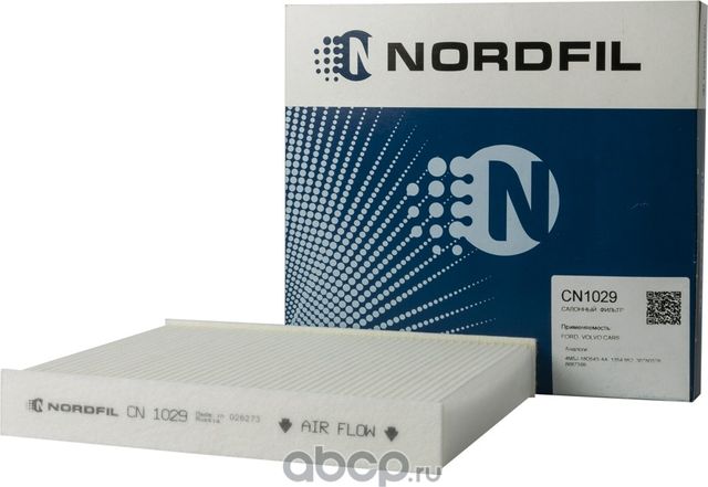 Фильтр салона угольный Ford Focus II  Volvo C30  C70 II  S40 II  V50 / Changan CS35 PLUS  Eado Plus (Nordfil). Артикул cn1029k
