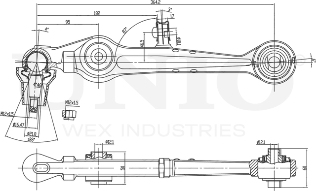 Рычаг подвески (Unio). Артикул SSP-40045