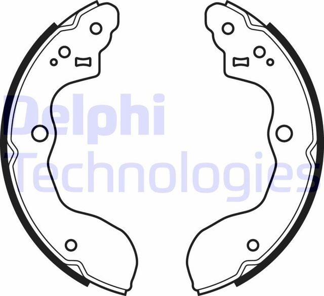 Тормозные колодки Delphi. Артикул LS2071