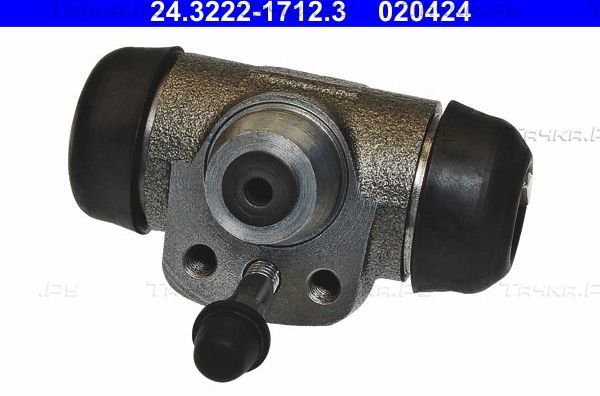 Тормозной цилиндр ATE задний для Volkswagen Caddy II 1997-2000. Артикул 24.3222-1712.3