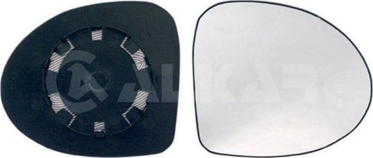 Зеркальное стекло бокового зеркала Alkar. Артикул 6402171