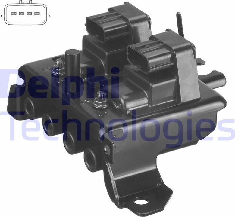 Катушка зажигания Delphi. Артикул GN10554-12B1