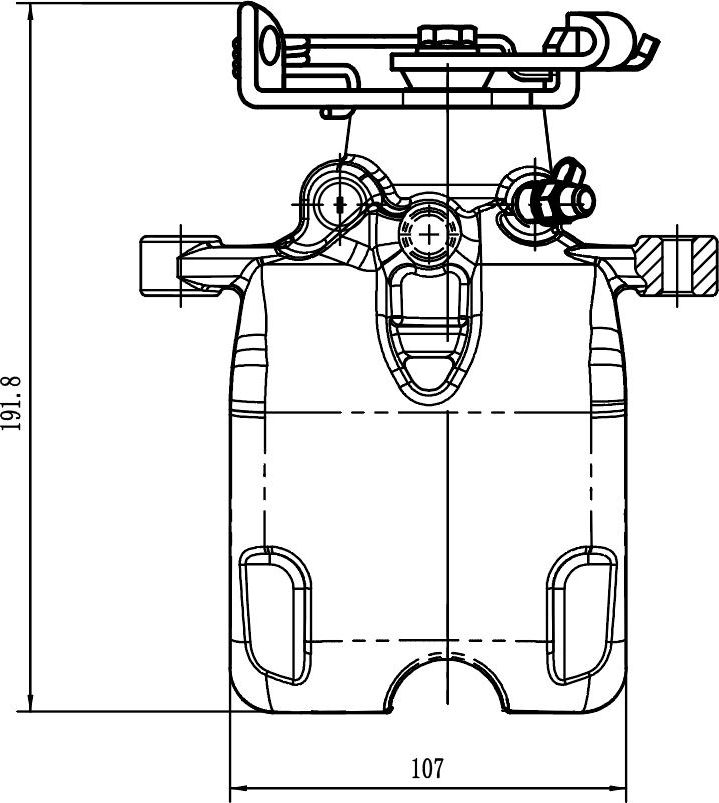 Тормозной суппорт Trialli. Артикул CF 209002