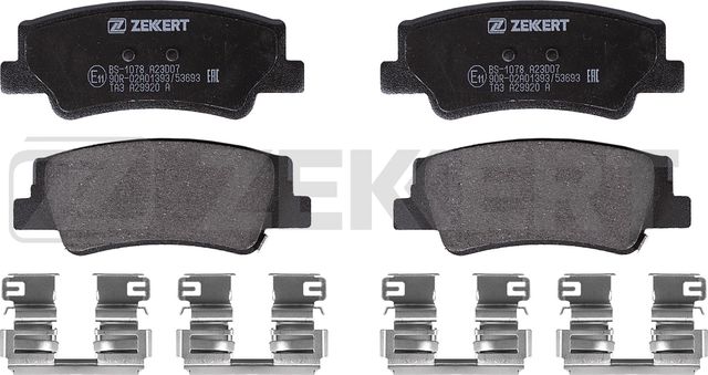 Тормозные колодки Zekkert. Артикул BS-1078