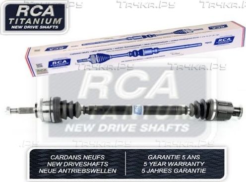 Полуось (привод в сборе, приводной вал) RCA FRANCE NEW DRIVESHAFT. Артикул R266AN