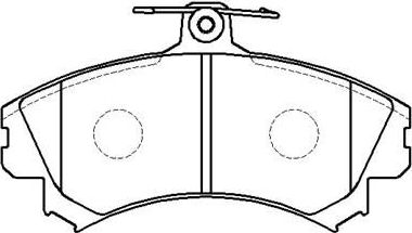 Тормозные колодки HSB. Артикул HP9278