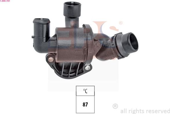 Термостат EPS Made in Italy - OE Equivalent. Артикул 1.880.781