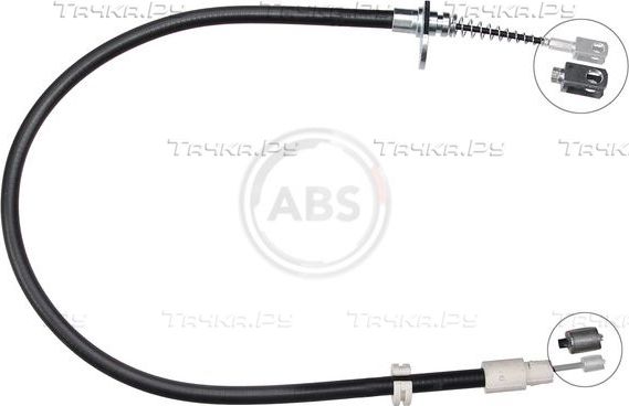 Трос ручника (тросик ручного тормоза) ABS. Артикул K13954