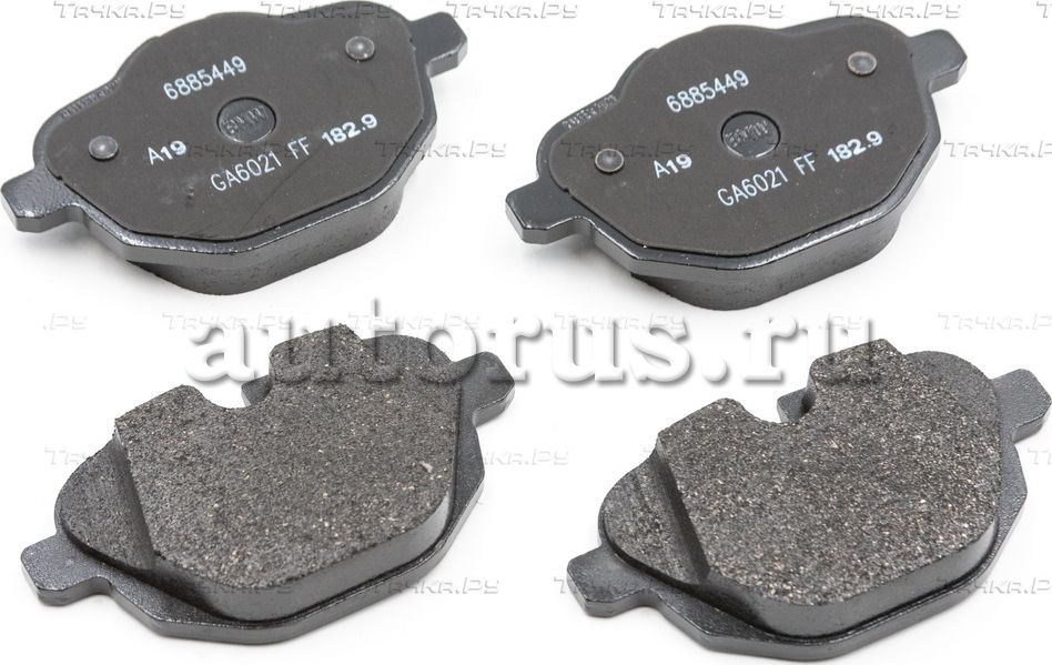 Тормозные колодки BMW (OEM) задние для MINI Hatch III (F55/F56) 2014-2017. Артикул 34216885451