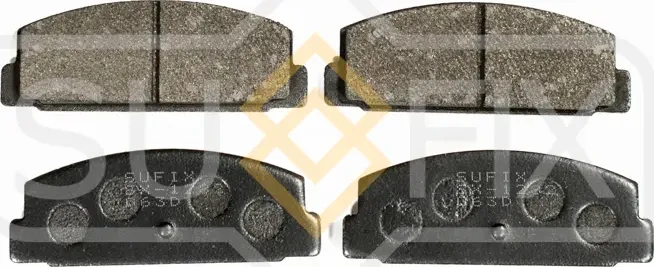 Колодки тормозные задние (Sufix). Артикул SX1282