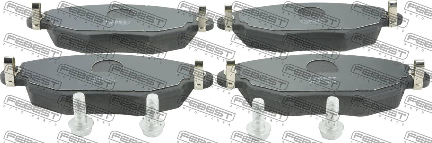 Тормозные колодки Febest. Артикул 2101-GEF