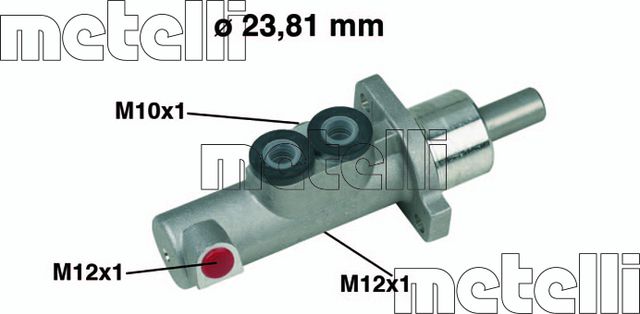 Тормозной цилиндр главный Metelli (алюминий) для Opel Vectra B 1995-2000. Артикул 05-0441