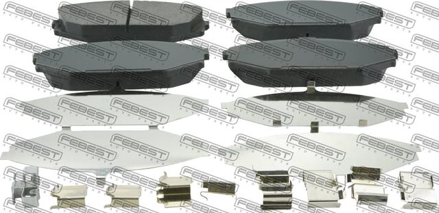 Тормозные колодки Febest. Артикул 0301-YD1F