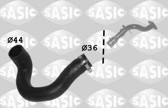 Патрубок интеркулера Sasic для Fiat Qubo I 2008-2026. Артикул 3336364
